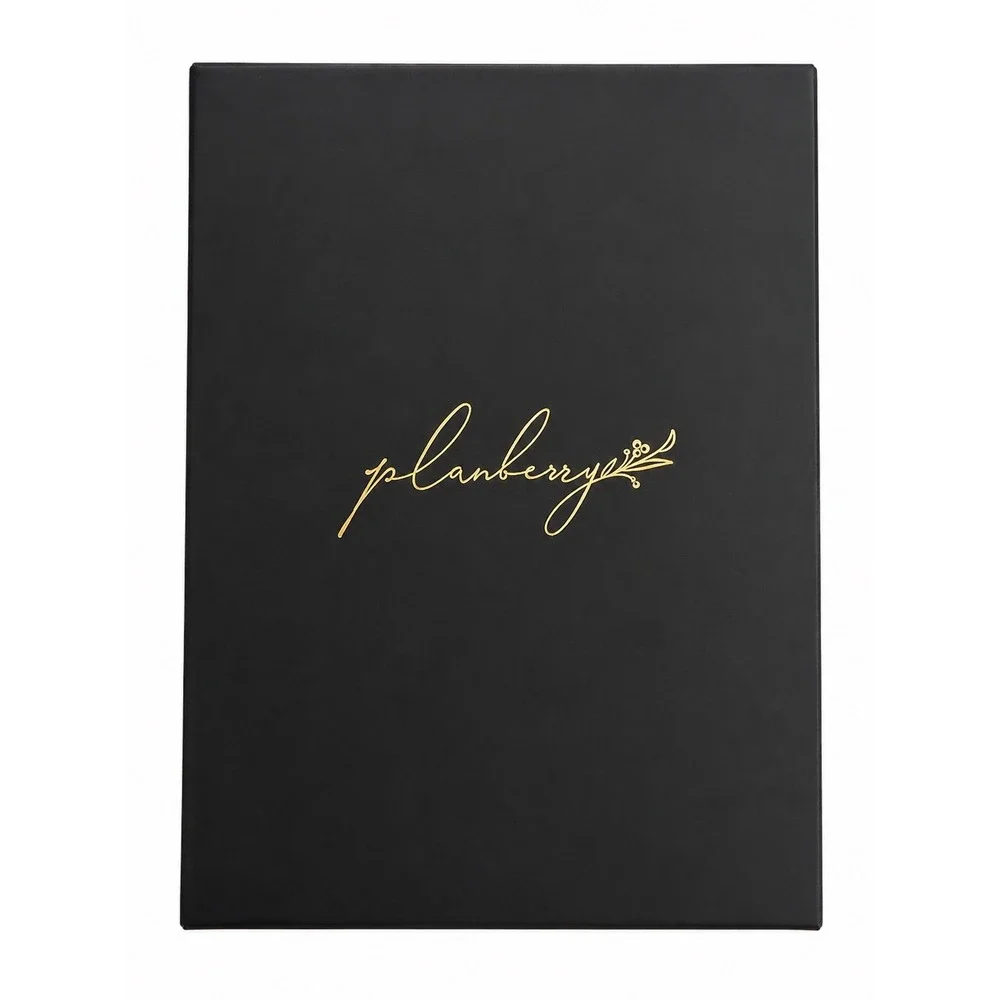 Planberry Budget Planner Organizer Undated 12 Month‎ Tropical Monstera A5